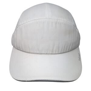 Hind Strapback 5 Panel Hat White One Size Adjustable Laser Cut Blank